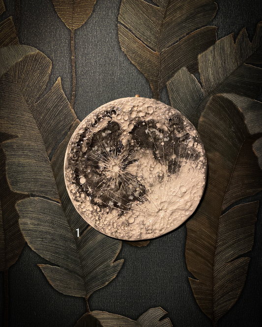 Medium Full Moon | Luna da muro in Ceramica