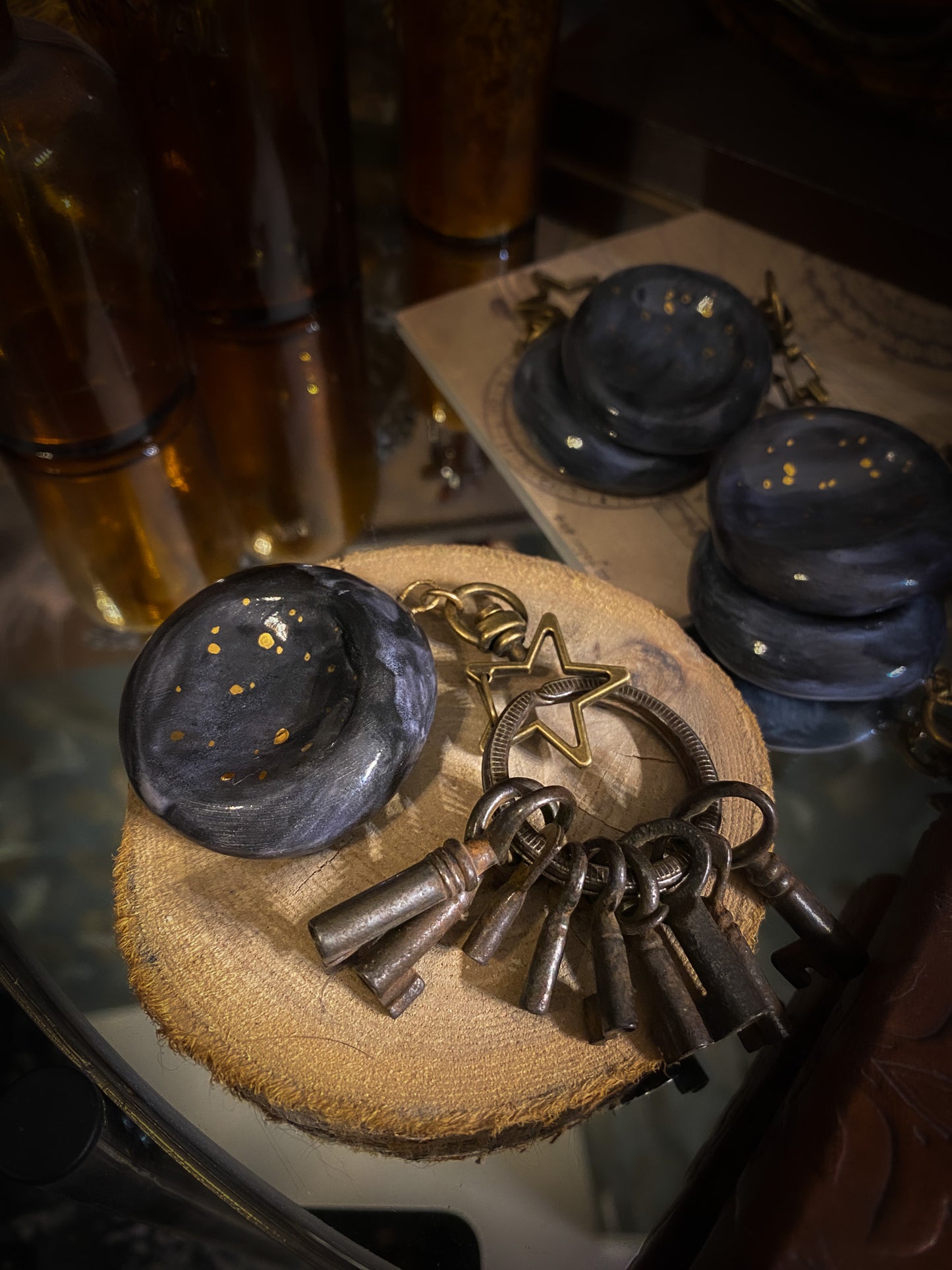 Worry Sky Stone | Portachiavi con pietra Anti stress