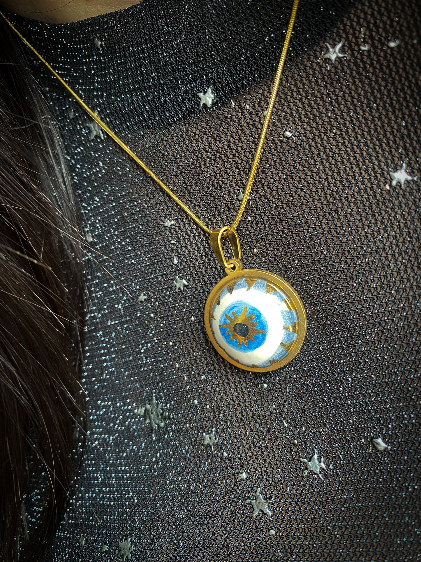 Nazar Eye | Ciondolo e Anello Protezione occhio in ceramica
