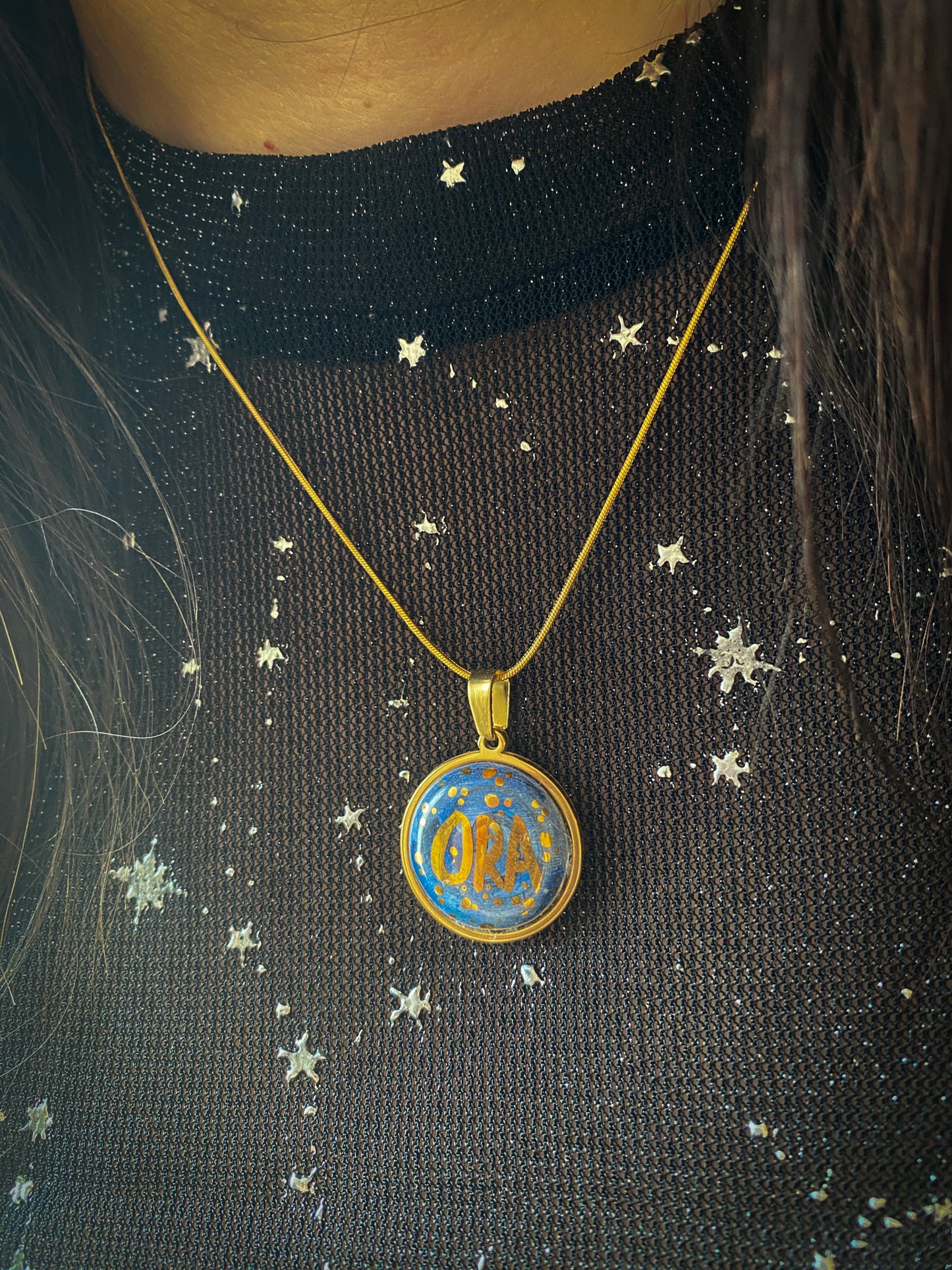 Celestial Sphere | Ciondolo Universo in Ceramica