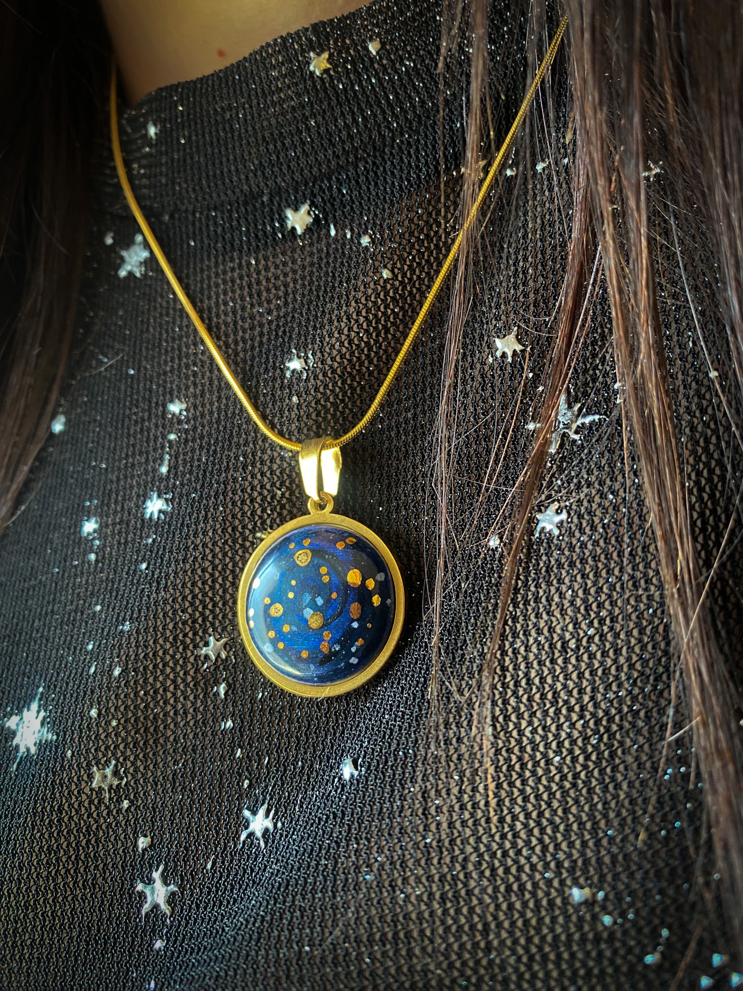 Celestial Sphere | Ciondolo Universo in Ceramica