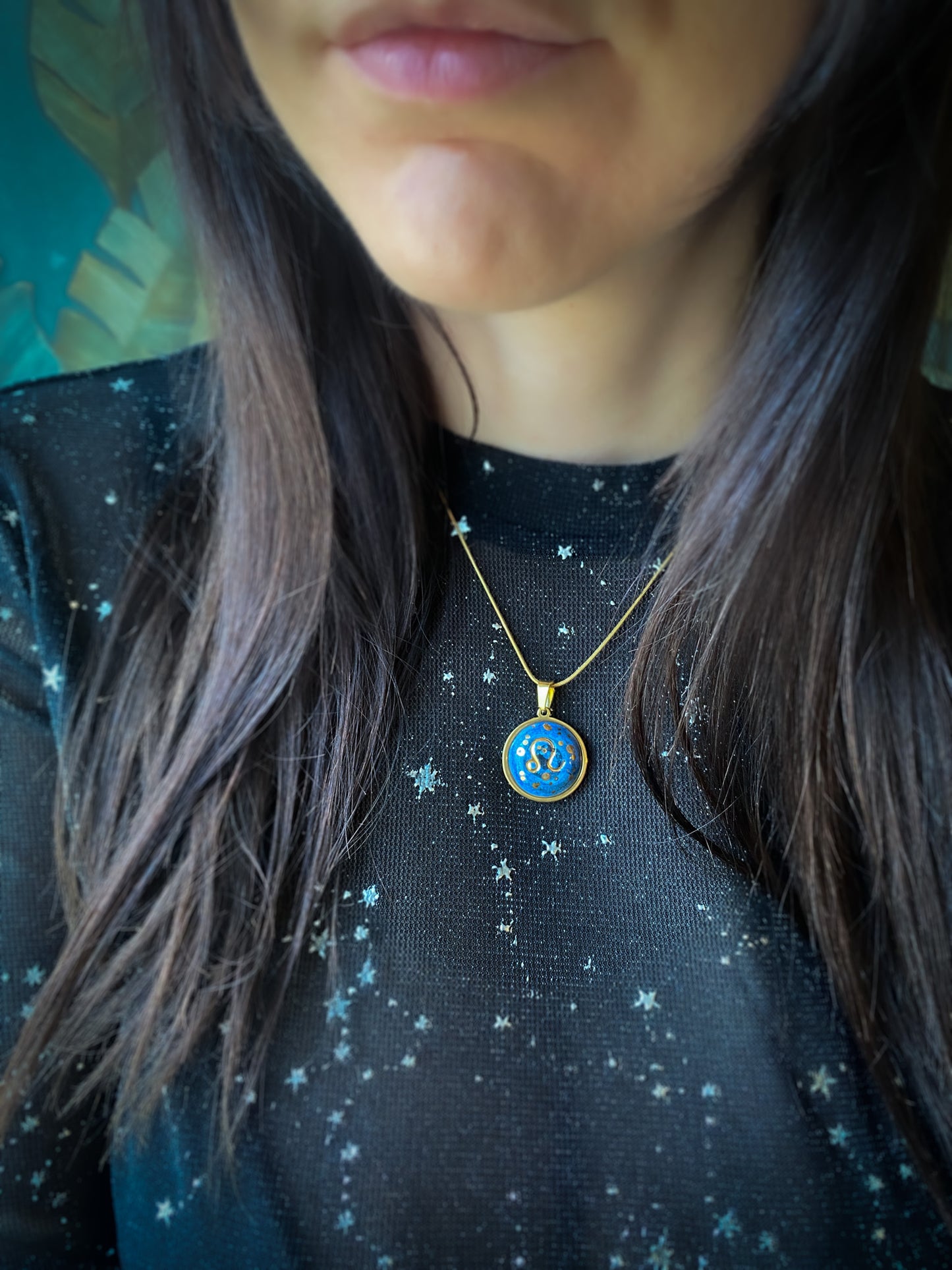 Gold Astro Soul | Ciondolo e Anello Zodiacale in Ceramica e Oro