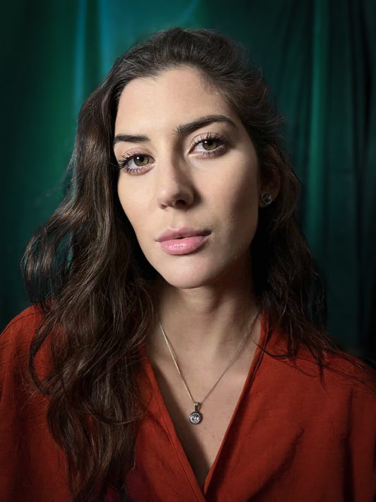 SET PLATINUM ELEGANCE MOON | ORECCHINI + COLLANA