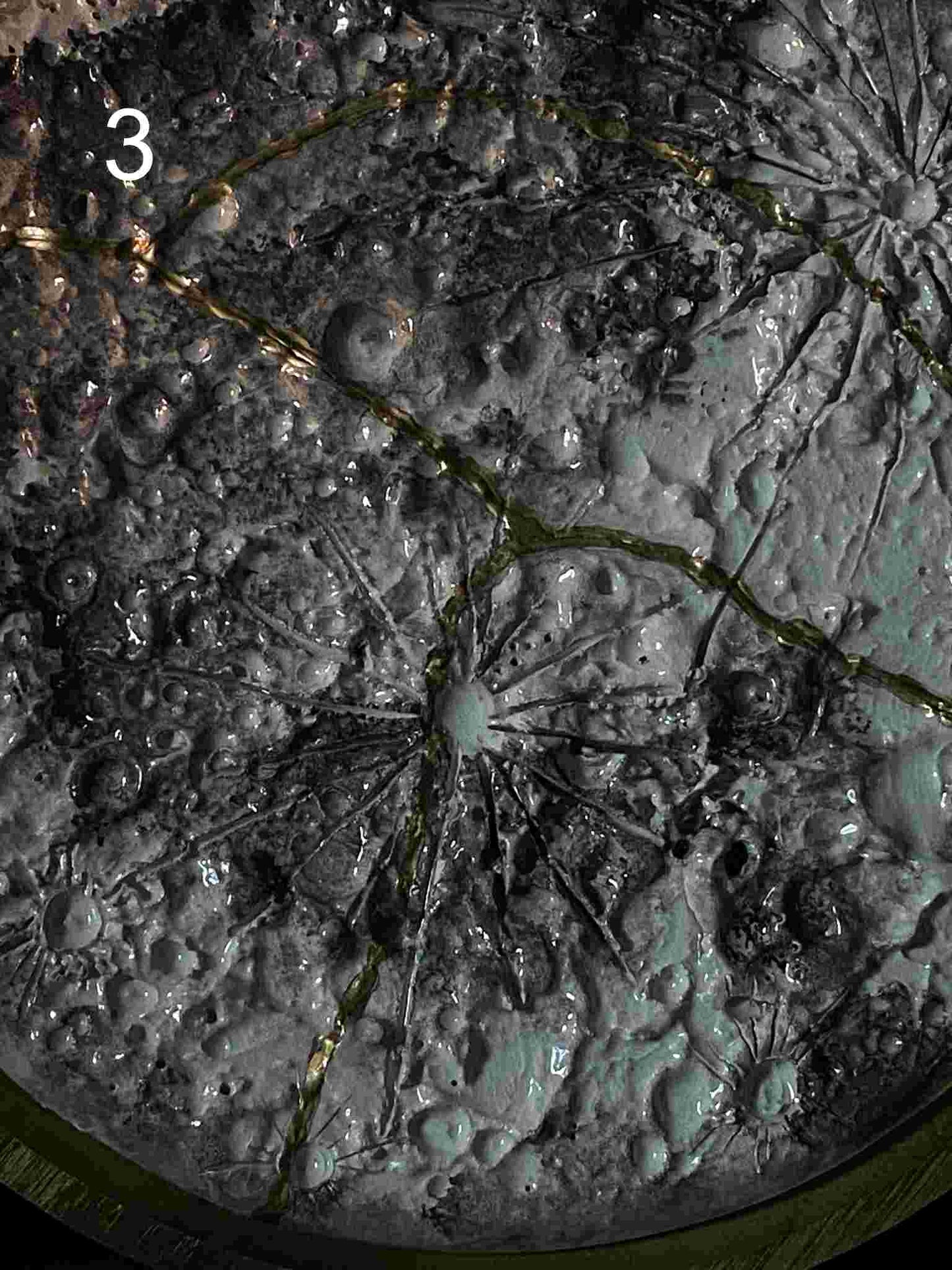 Kintsugi Moon and Wood | Luna da muro e Centrotavola