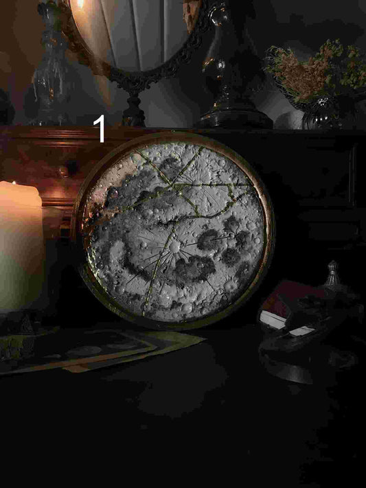 Kintsugi Moon and Wood | Luna da muro e Centrotavola