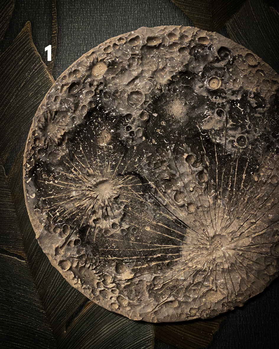 Medium Full Moon | Luna da muro in Ceramica