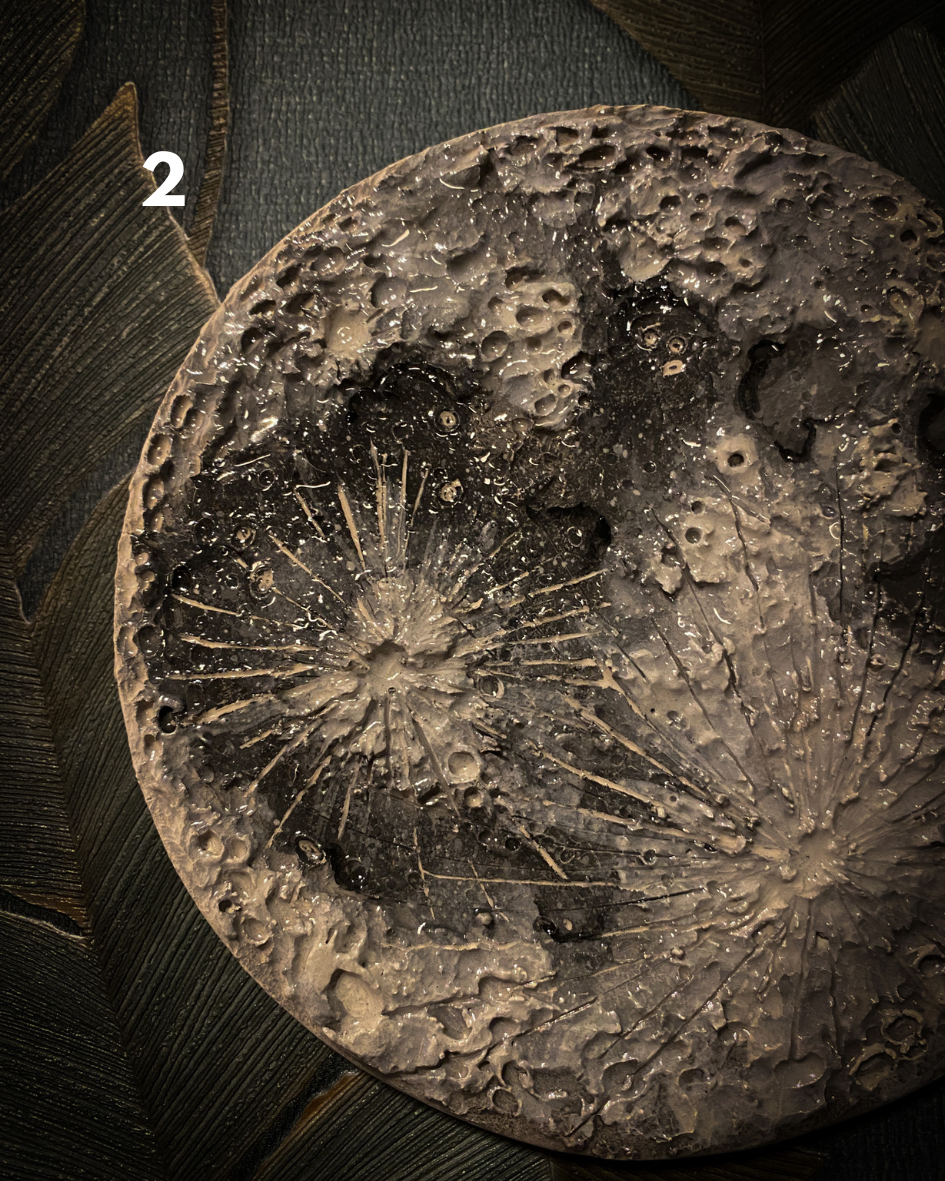 Medium Full Moon | Luna da muro in Ceramica
