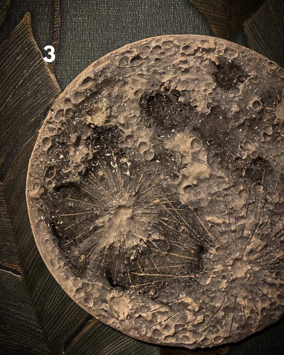 Medium Full Moon | Luna da muro in Ceramica