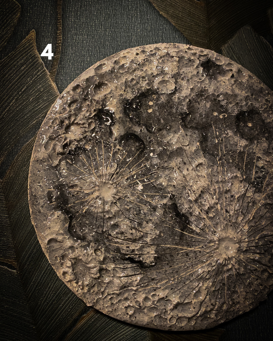 Medium Full Moon | Luna da muro in Ceramica