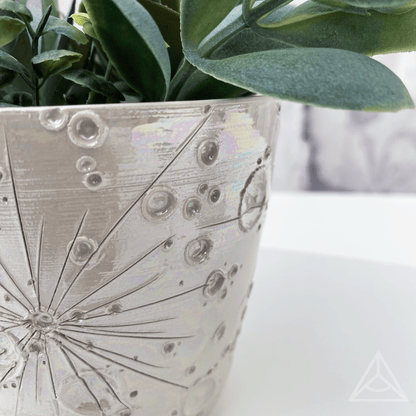 Opal Moon Glow | | Porta Vaso Luna in Ceramica
