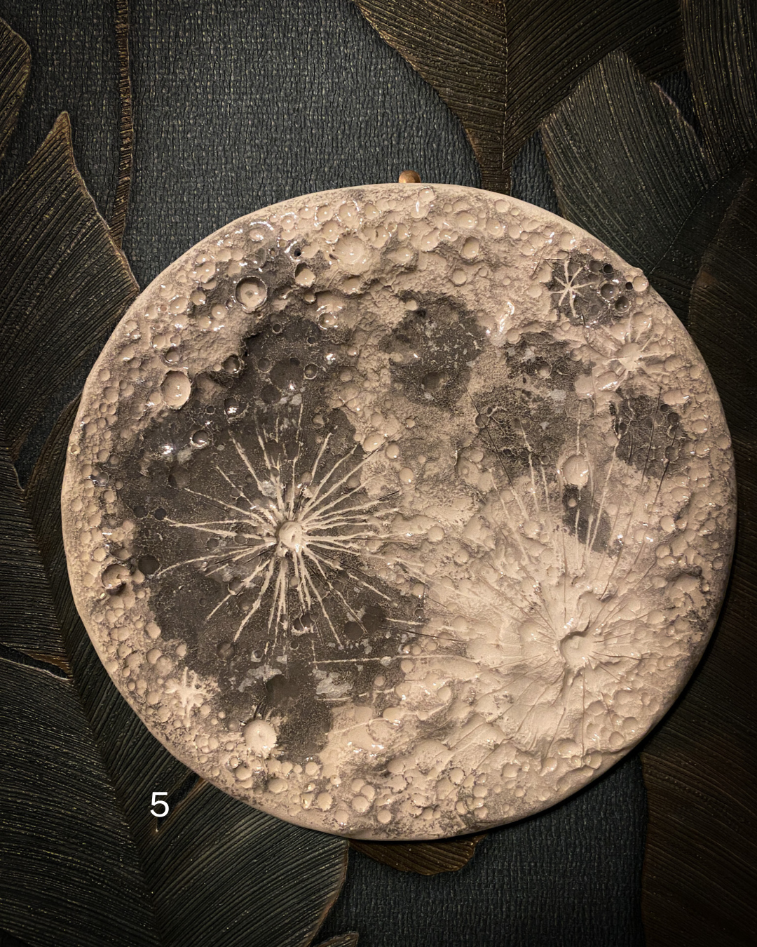 Medium Full Moon | Luna da muro in Ceramica