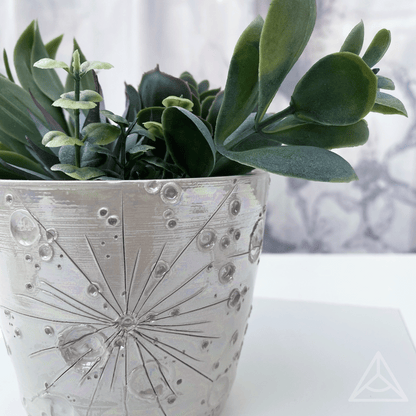 Opal Moon Glow | | Porta Vaso Luna in Ceramica