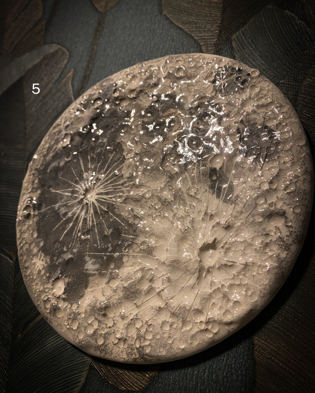 Medium Full Moon | Luna da muro in Ceramica