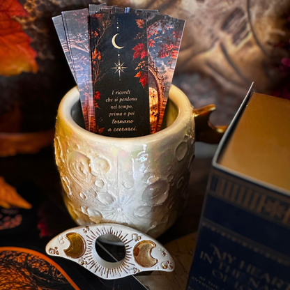 Tra le pagine della Luna | Box Libro, Leggi Luna e Segnalibro