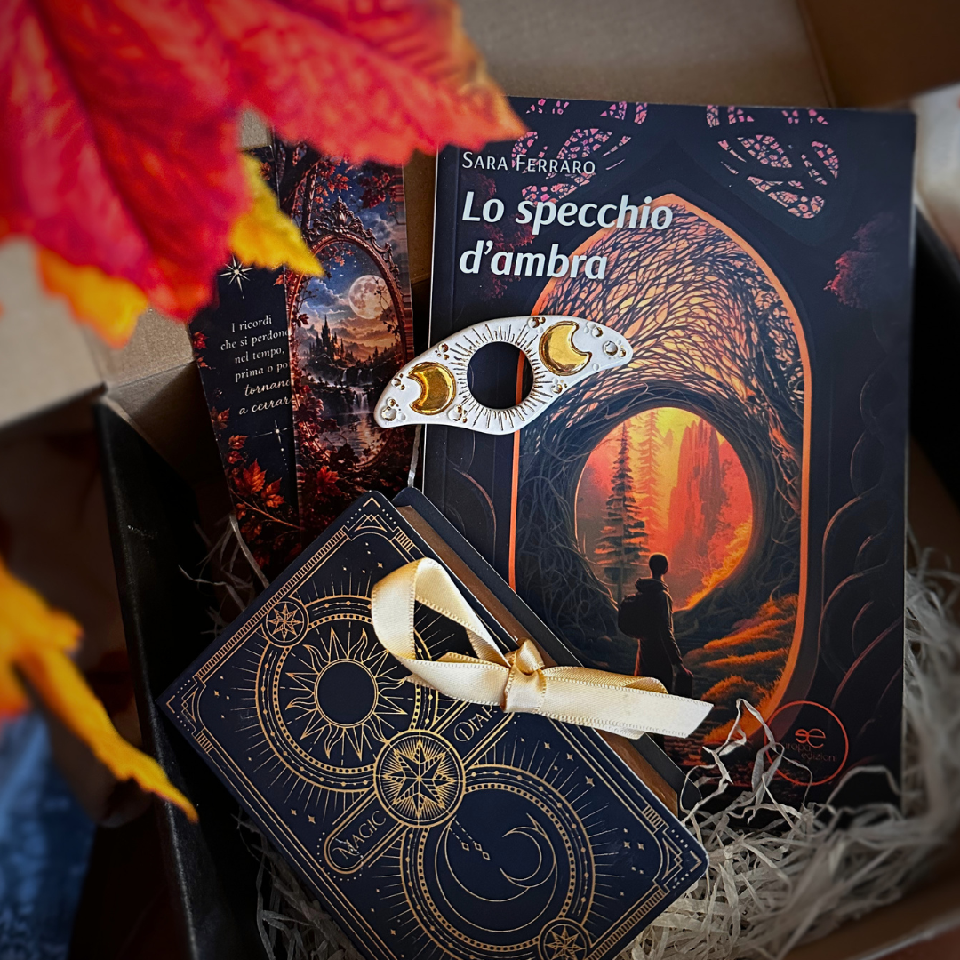 Tra le pagine della Luna | Box Libro, Leggi Luna e Segnalibro