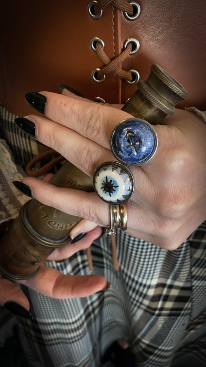 Platinum Astro Soul | Ciondolo e Anello Zodiacale in Ceramica e Platino