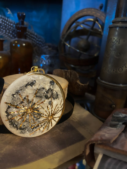 Gold Small Moon | Ciondolo Luna Oro in Ceramica