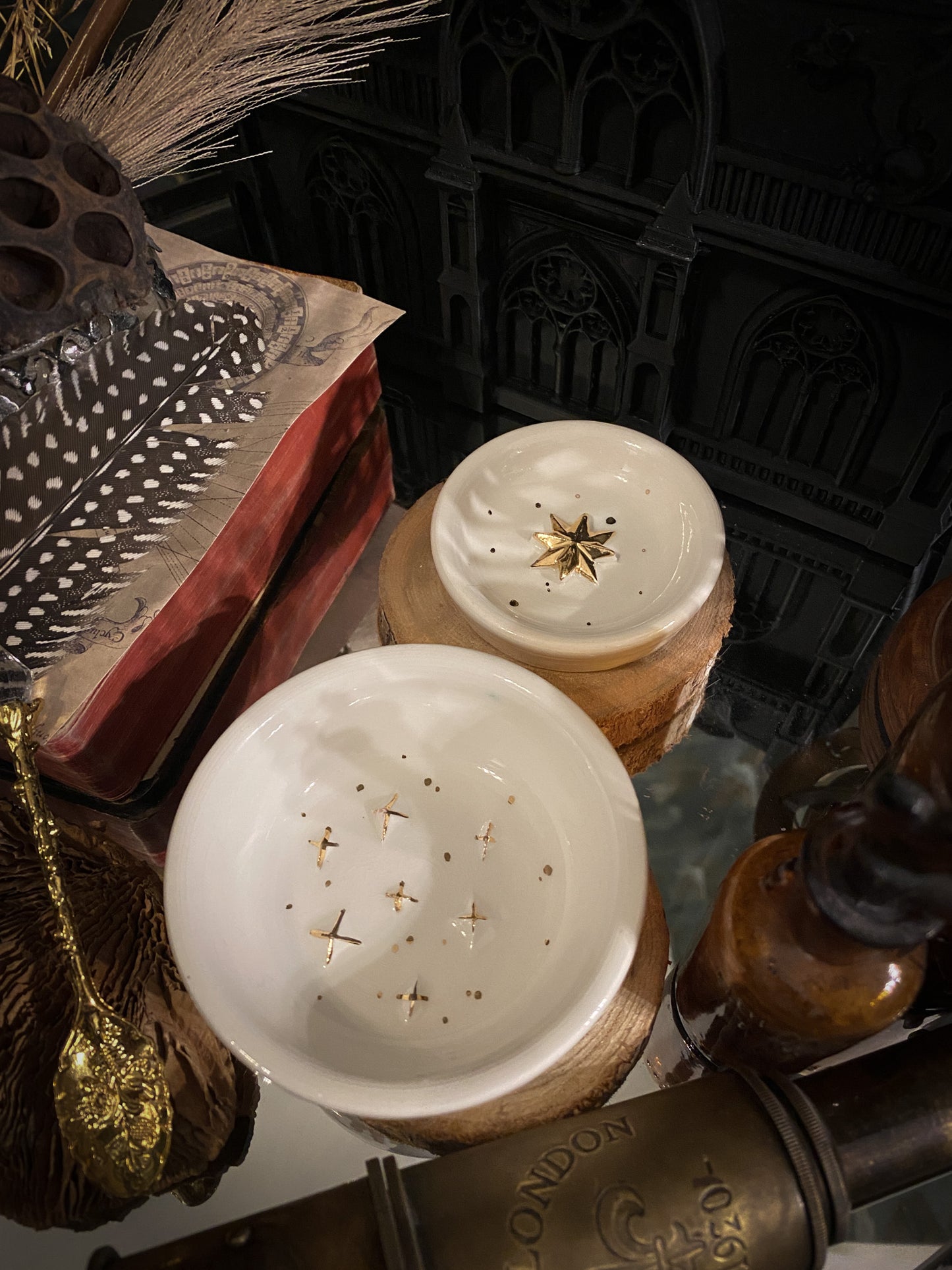 Stardust Mini Bowls – Ciotoline Lunari in Ceramica