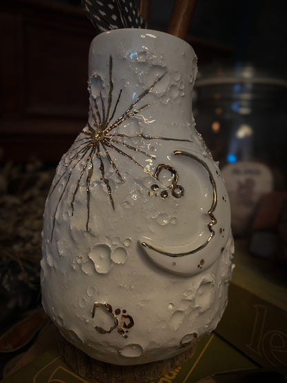 Lunar Aura Vases | Moon on the Moon | Vaso Lunare in ceramica