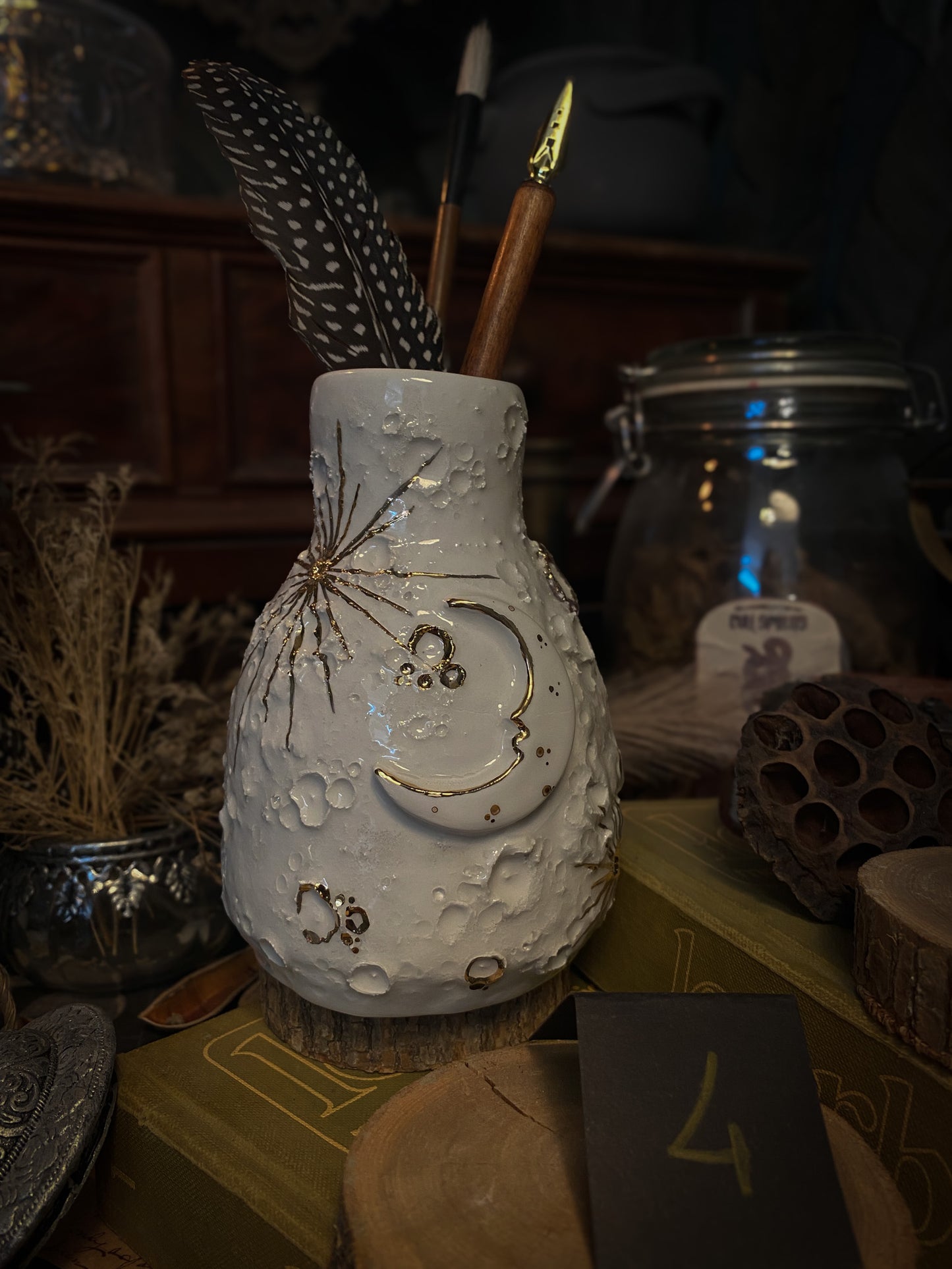 Lunar Aura Vases | Moon on the Moon | Vaso Lunare in ceramica