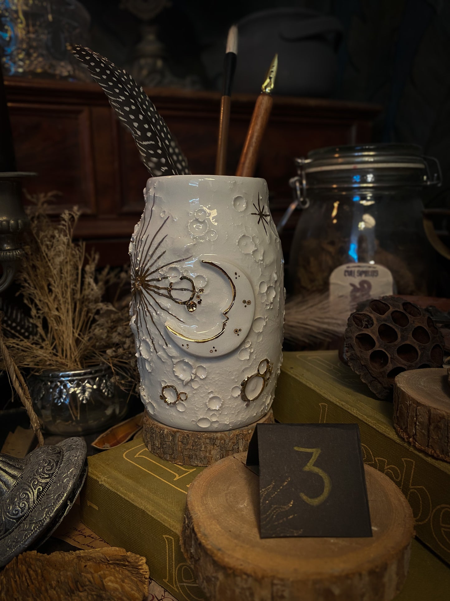 Lunar Aura Vases | Moon on the Moon | Vaso Lunare in ceramica