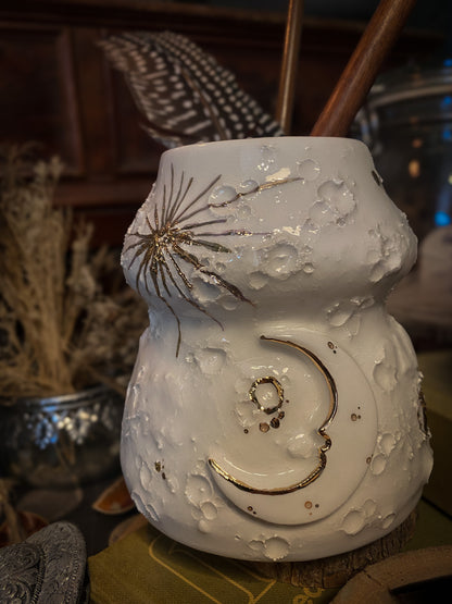 Lunar Aura Vases | Moon on the Moon | Vaso Lunare in ceramica