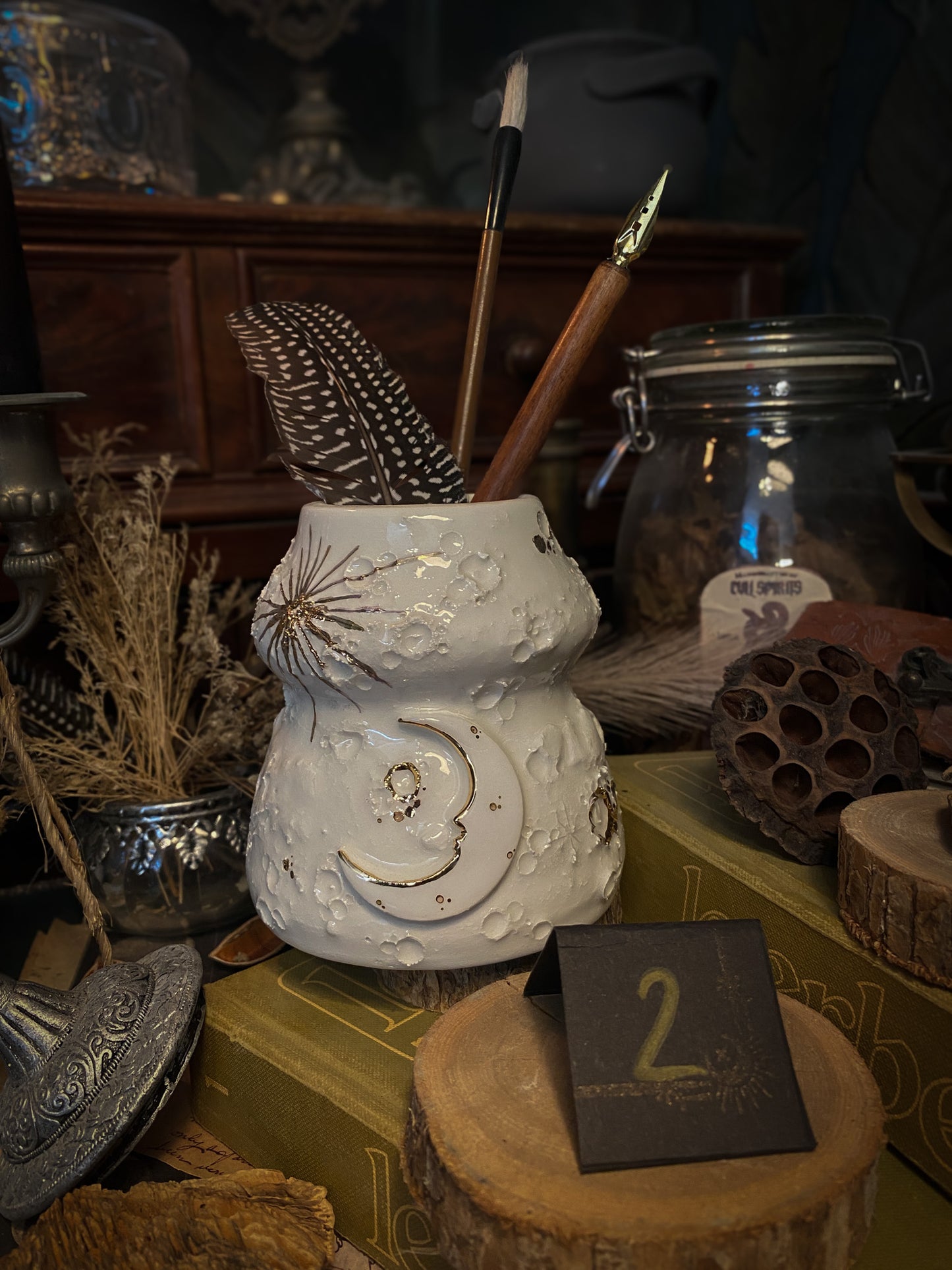 Lunar Aura Vases | Moon on the Moon | Vaso Lunare in ceramica