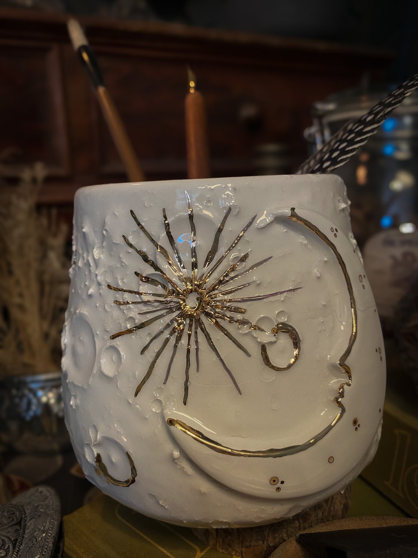 Lunar Aura Vases | Moon on the Moon | Vaso Lunare in ceramica