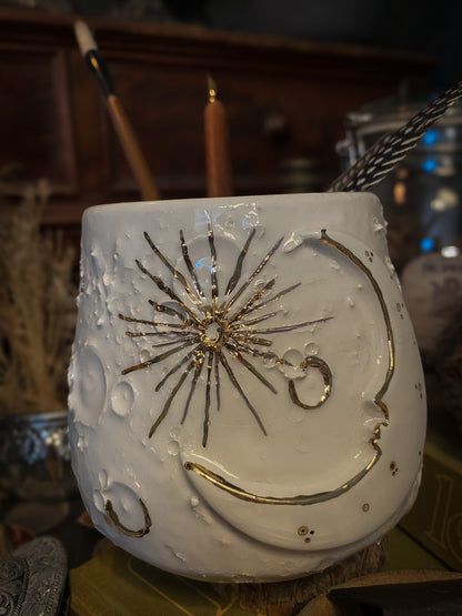 Lunar Aura Vases | Moon on the Moon | Vaso Lunare in ceramica