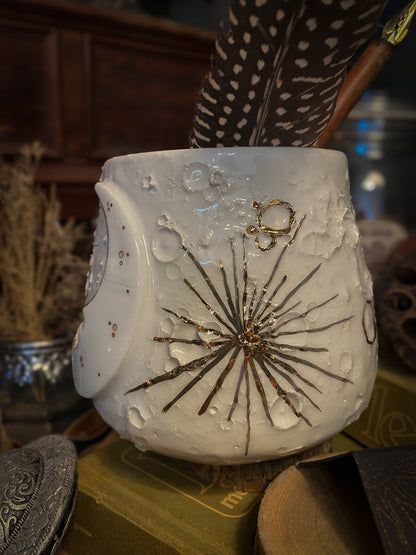 Lunar Aura Vases | Moon on the Moon | Vaso Lunare in ceramica