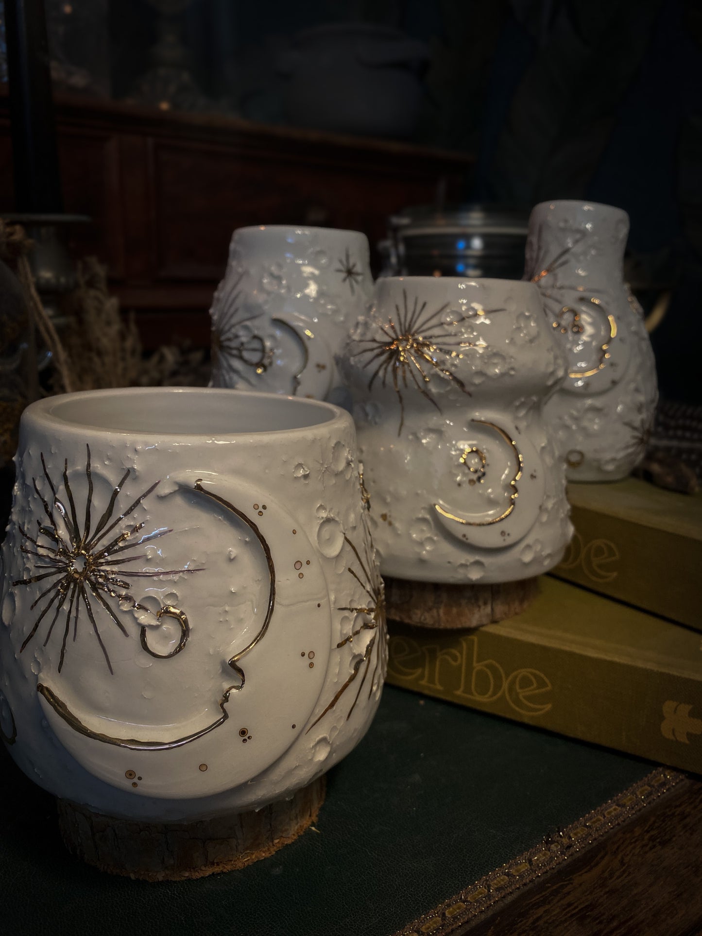 Lunar Aura Vases | Moon on the Moon | Vaso Lunare in ceramica