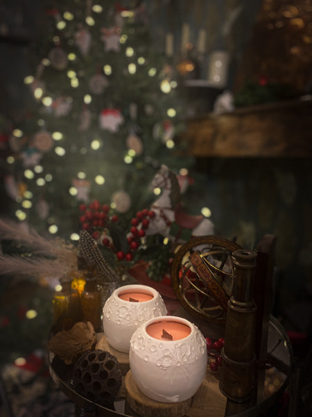 Starlight Candle | Candela Vegana Luna in Ceramica