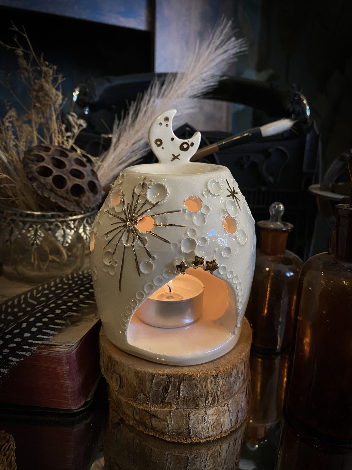 Moonlight Essence House – Brucia Aromi in Ceramica Artigianale