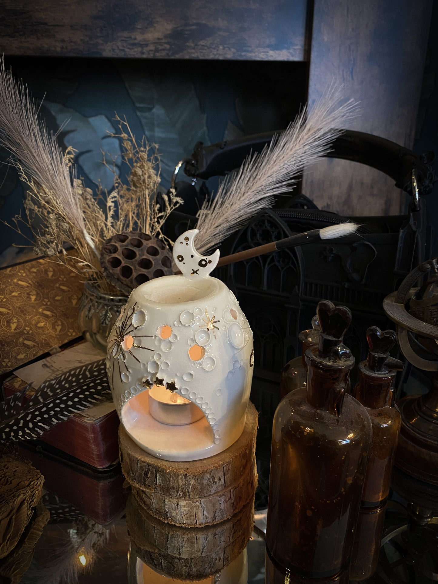 Moonlight Essence House – Brucia Aromi in Ceramica Artigianale