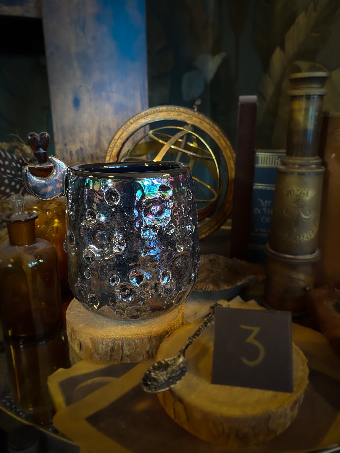 Moonlight Platinum | Tazza Lunare in Ceramica