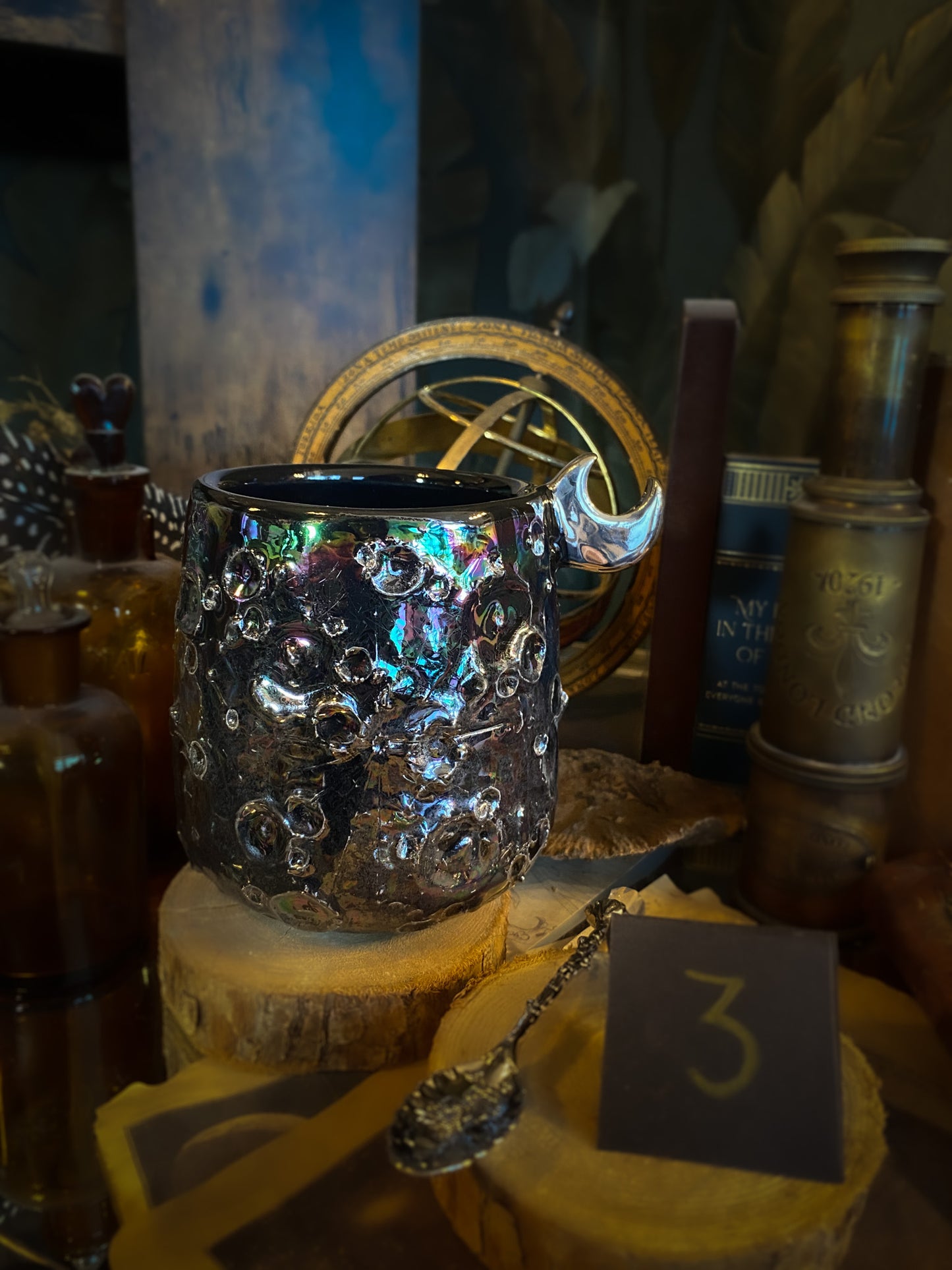 Moonlight Platinum | Tazza Lunare in Ceramica