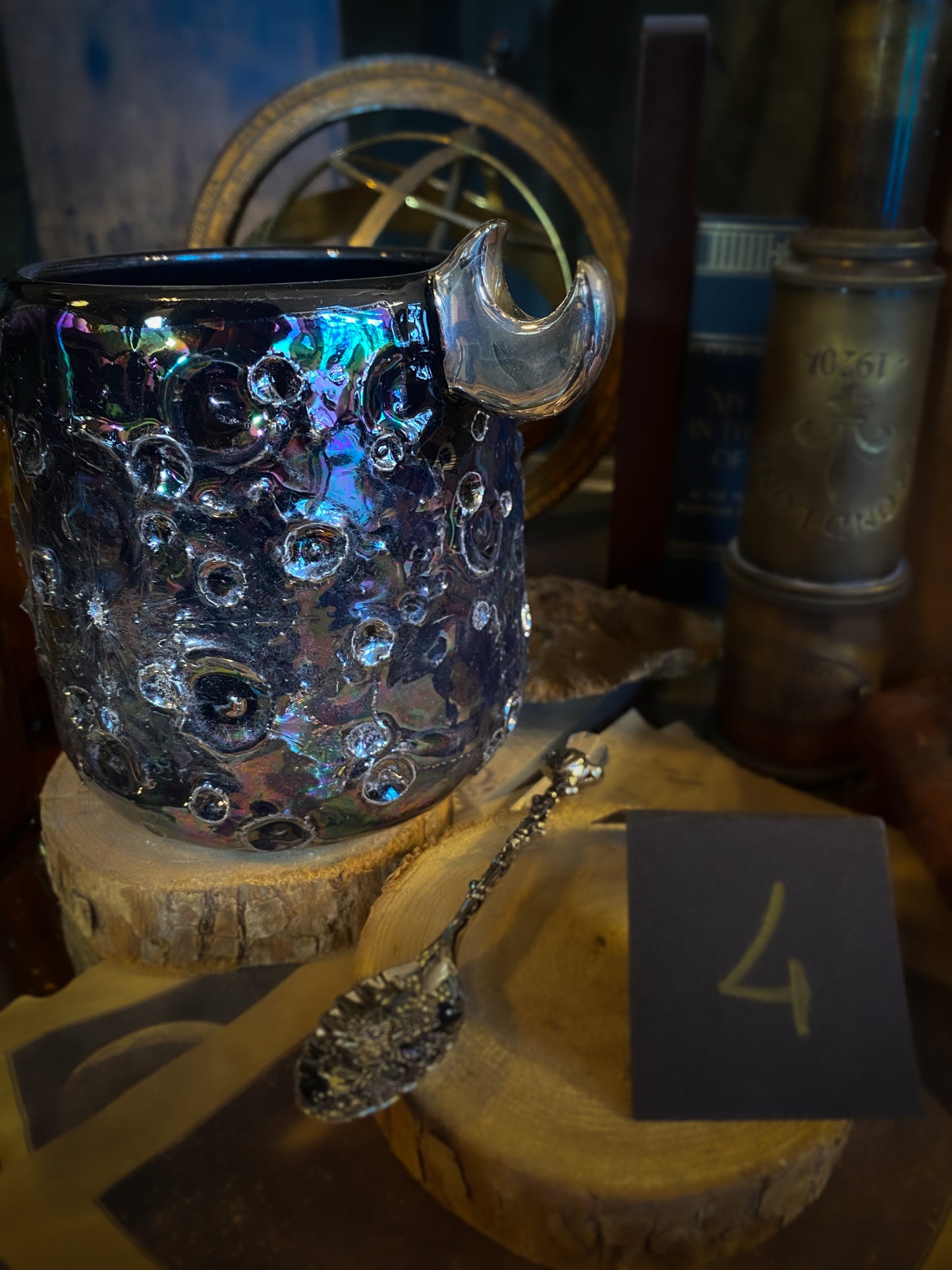 Moonlight Platinum | Tazza Lunare in Ceramica