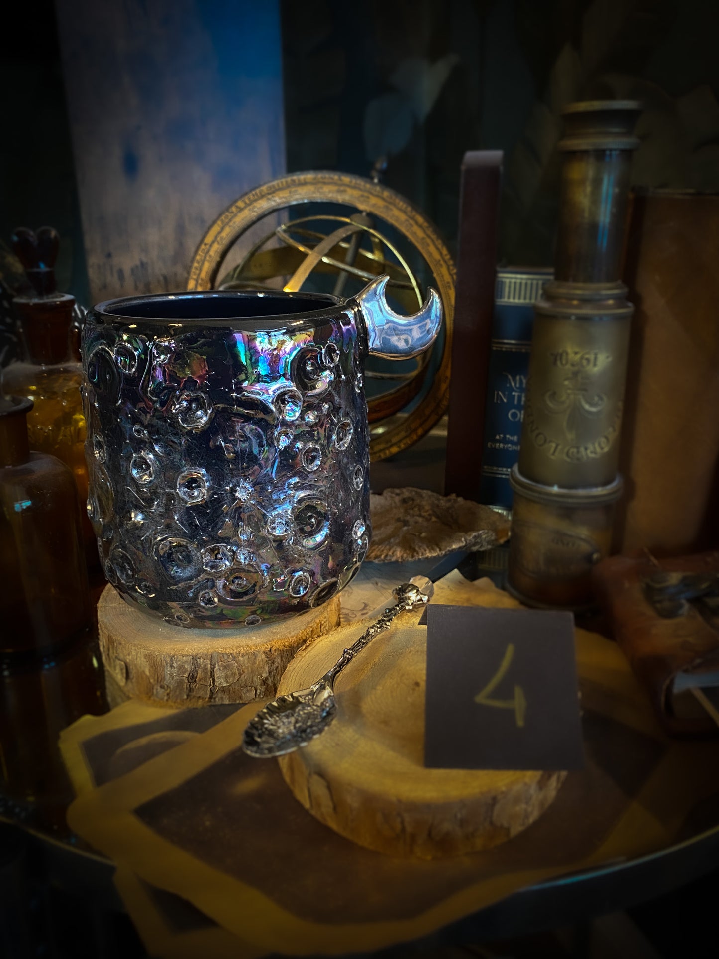 Moonlight Platinum | Tazza Lunare in Ceramica