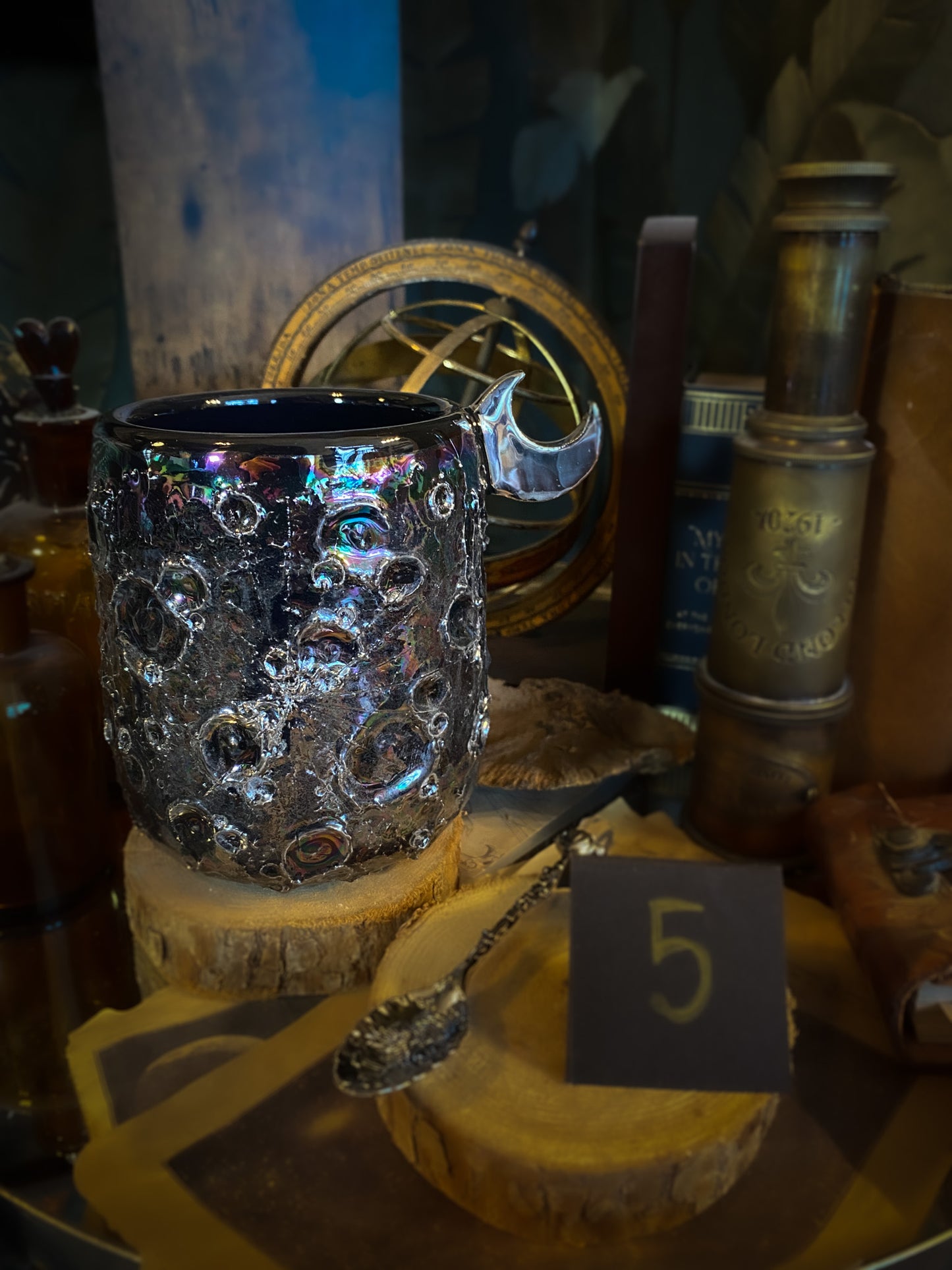 Moonlight Platinum | Tazza Lunare in Ceramica