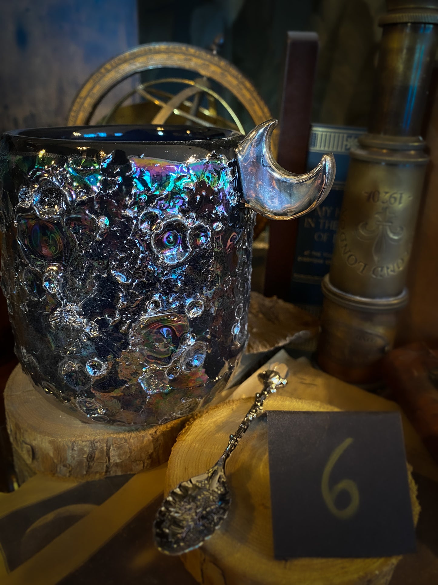 Moonlight Platinum | Tazza Lunare in Ceramica