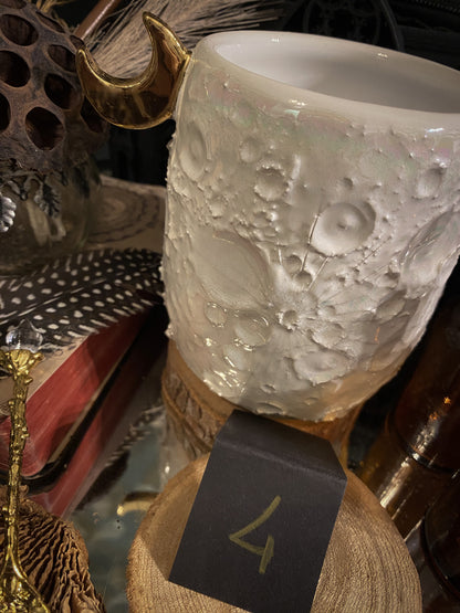 Moonlight Gold | Tazza Lunare in Ceramica