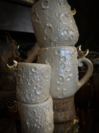 Moonlight Gold | Tazza Lunare in Ceramica