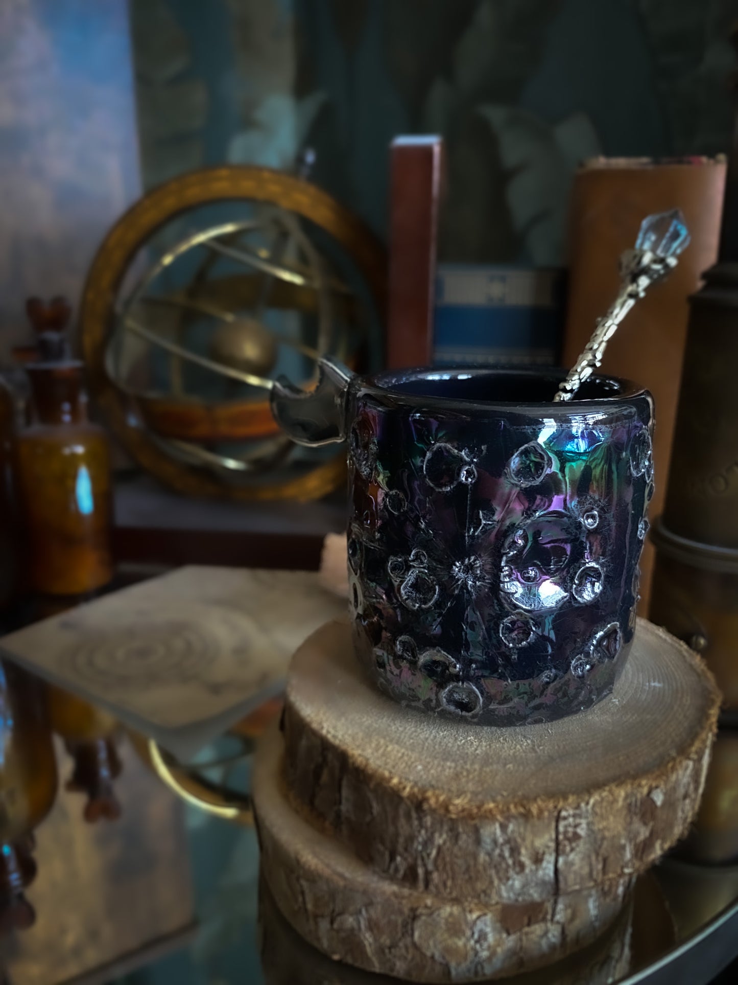 Baby Moonlight Platinum | Tazzina Lunare in Ceramica