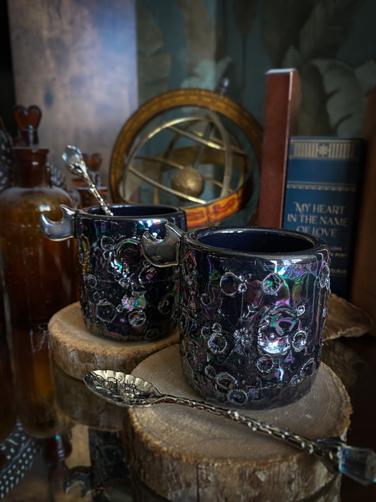 Baby Moonlight Platinum | Tazzina Lunare in Ceramica