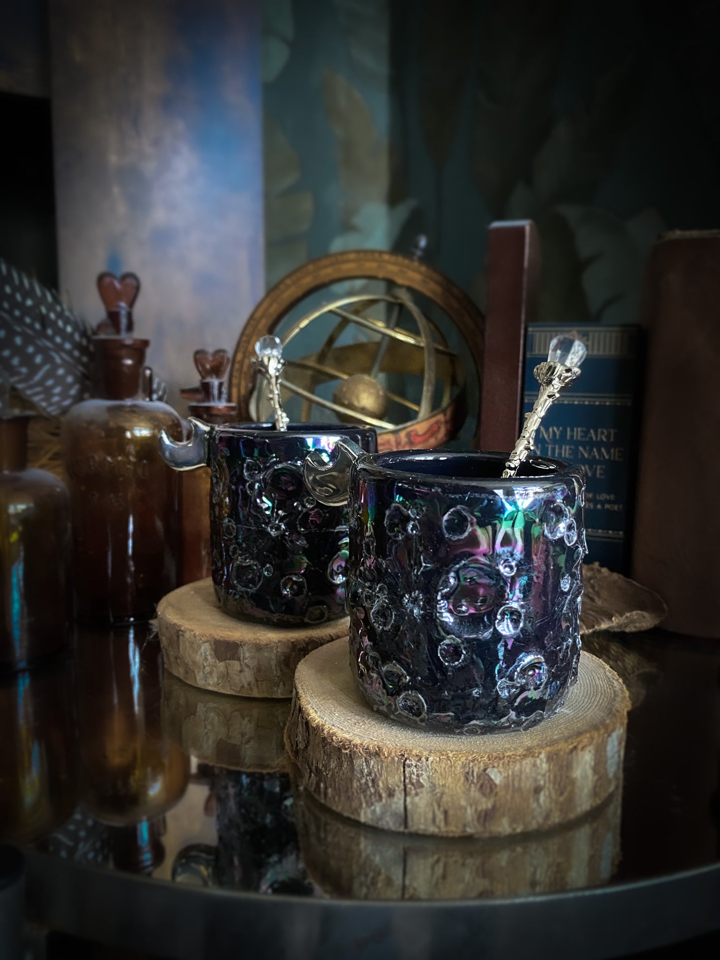 Baby Moonlight Platinum | Tazzina Lunare in Ceramica