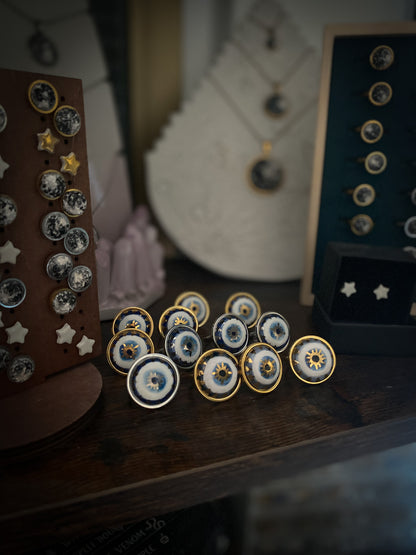 Nazar Eye | Ciondolo e Anello Protezione occhio in ceramica