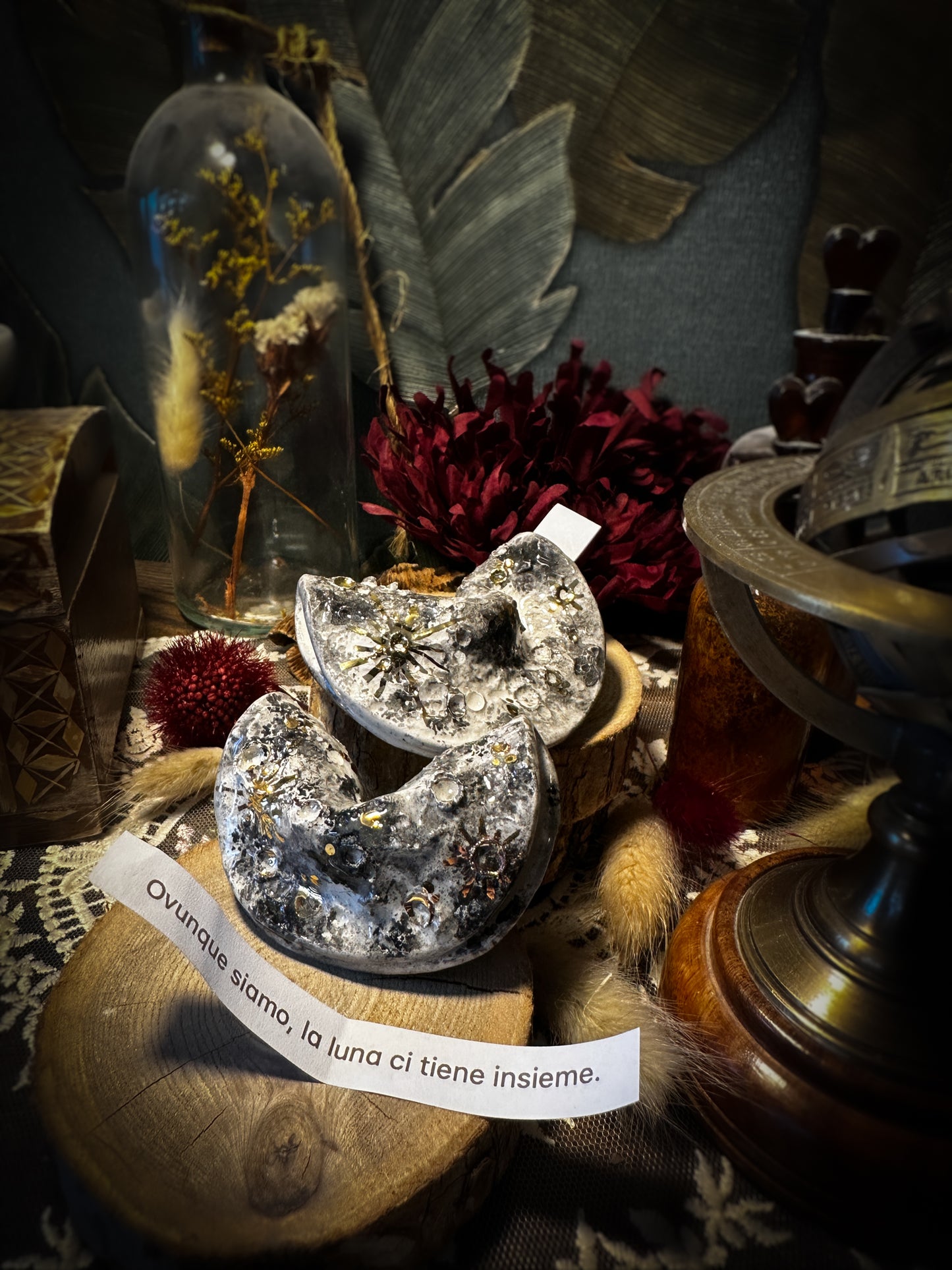 Fortune Moon Cookie | Biscotto lunare porta-messaggio e Lustro Oro e Platino