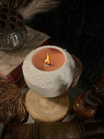 Starlight Candle | Candela Vegana Luna in Ceramica