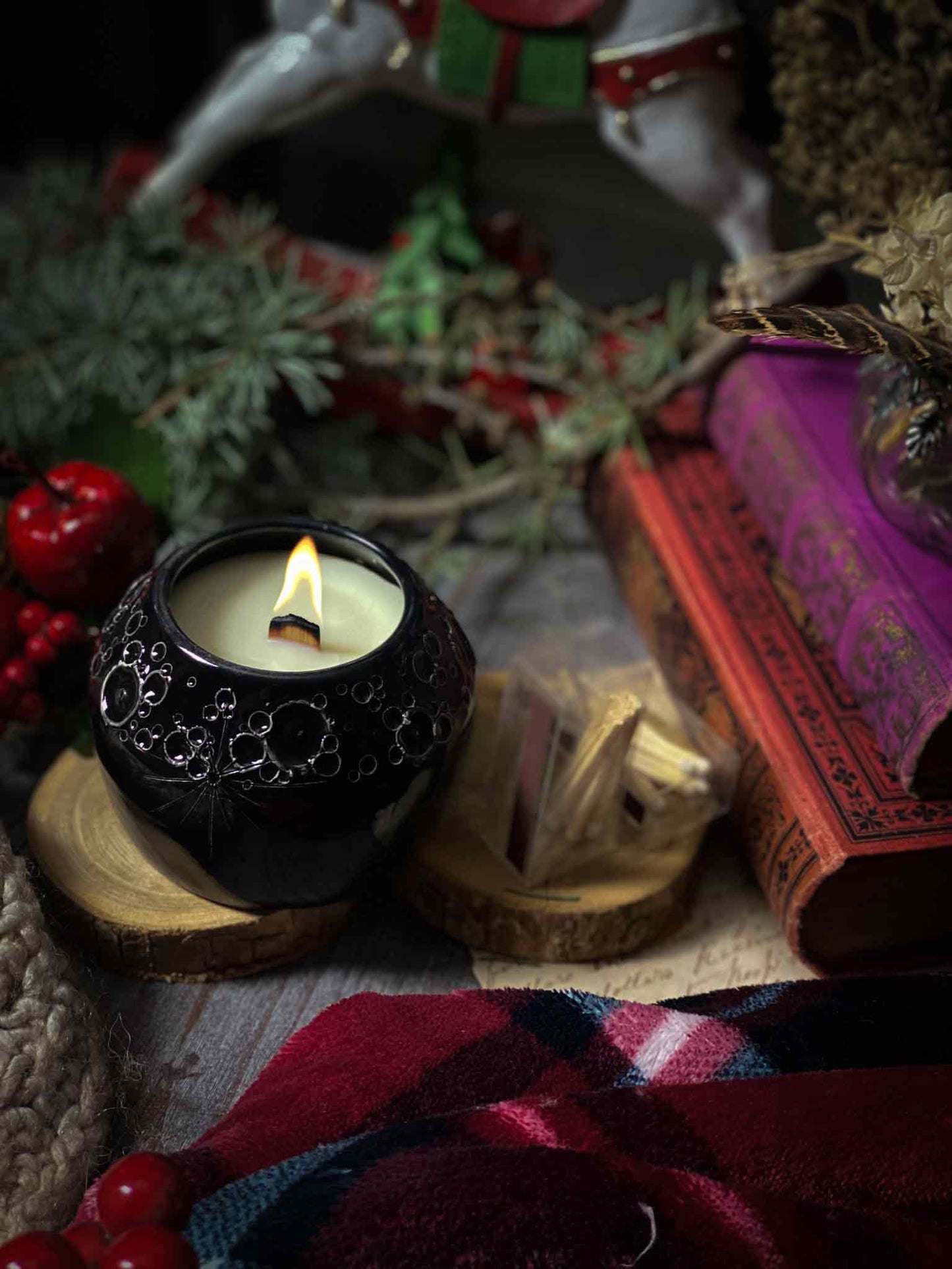 Starlight Candle | Candela Vegana Luna in Ceramica