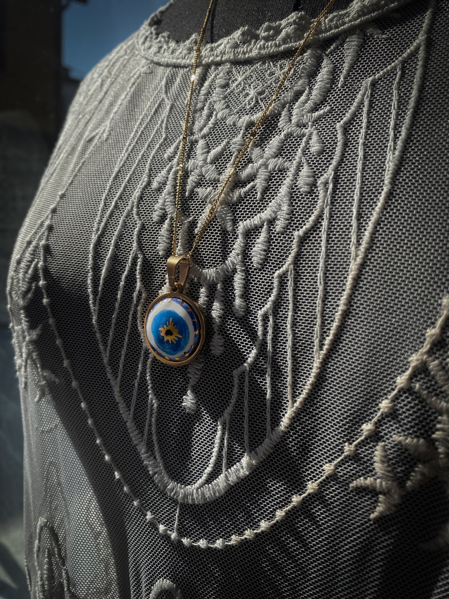 Nazar Eye | Ciondolo occhio in ceramica